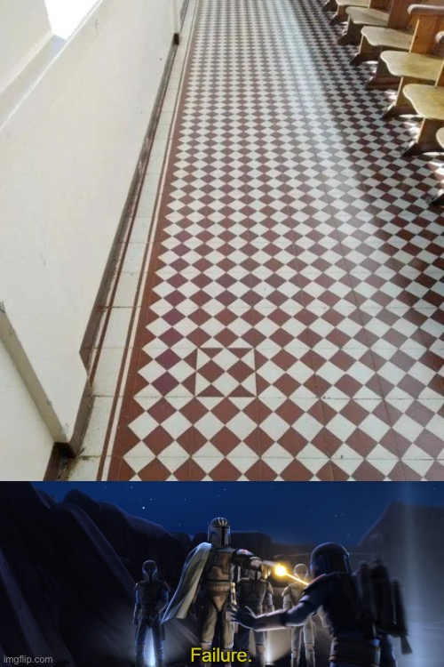 image tagged in failure,memes,you had one job,star wars,design fails,floor | made w/ Imgflip meme maker