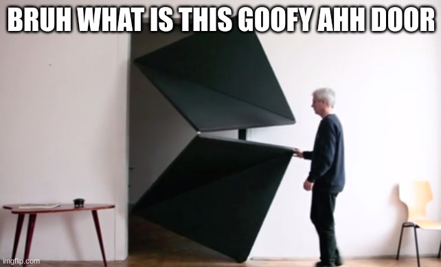 BRUH WHAT IS THIS GOOFY AHH DOOR | made w/ Imgflip meme maker