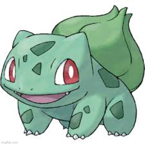 My first Pokémon, Bulbasaur! | made w/ Imgflip meme maker