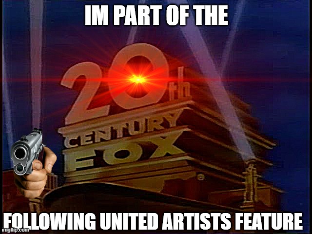 when hes the united artist | IM PART OF THE; FOLLOWING UNITED ARTISTS FEATURE | image tagged in minecraft | made w/ Imgflip meme maker