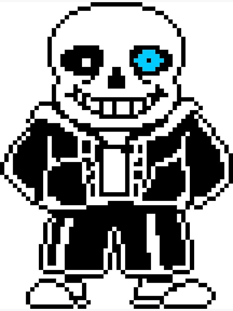 sans with blue eye Blank Template - Imgflip