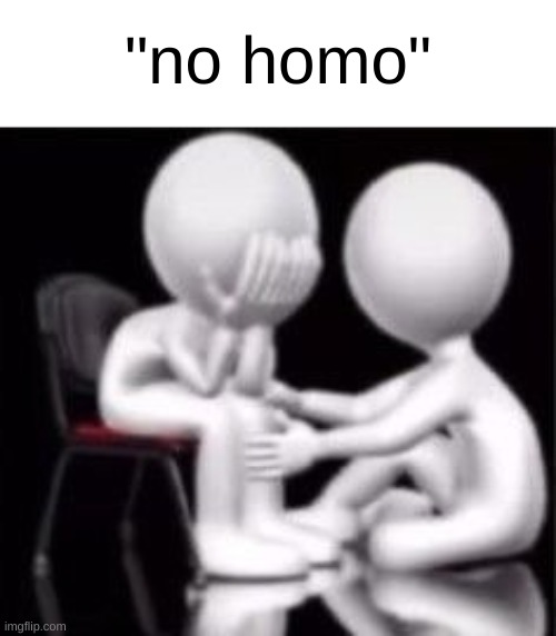 "no homo" | made w/ Imgflip meme maker
