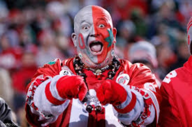 OSU ohio state fan | image tagged in osu ohio state fan | made w/ Imgflip meme maker