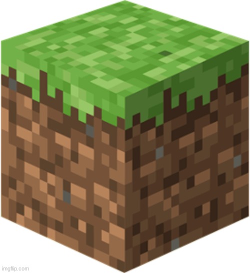 Minecraft Grass Block | image tagged in minecraft grass block | made w/ Imgflip meme maker