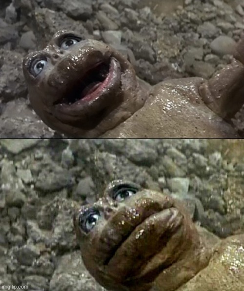 Depressed Minilla | image tagged in depressed minilla | made w/ Imgflip meme maker