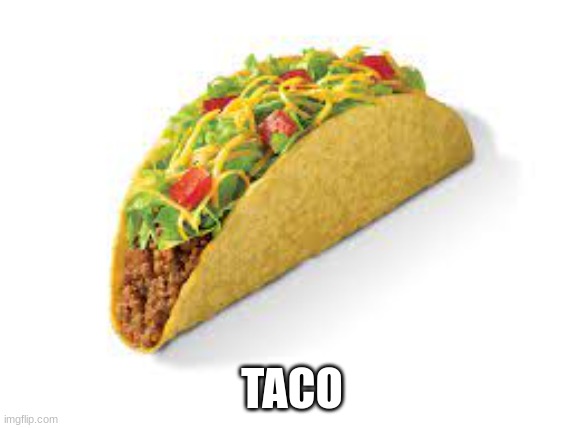 random text | TACO | image tagged in food | made w/ Imgflip meme maker