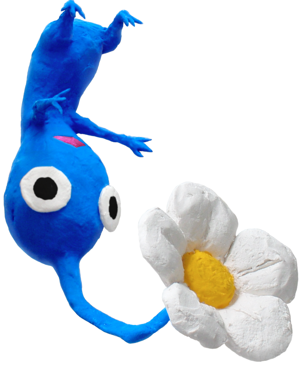 Blue Pikmin Blank Meme Template