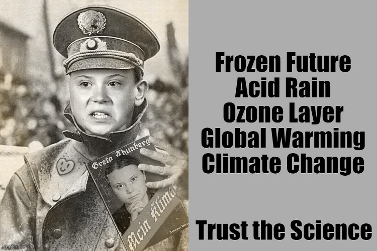mein klima | image tagged in greta thunberg,nazis,global warming,hoax,climate change | made w/ Imgflip meme maker