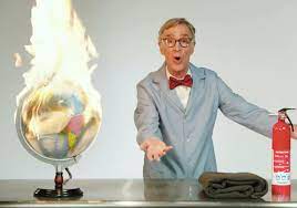 Bill nye the world is on fire Blank Meme Template