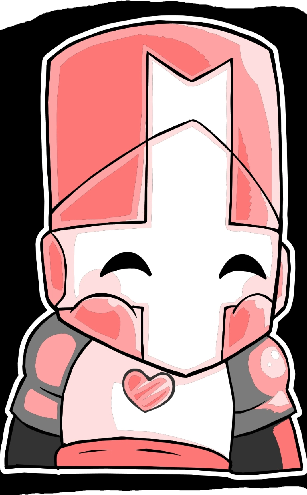 High Quality Pink knight Blank Meme Template