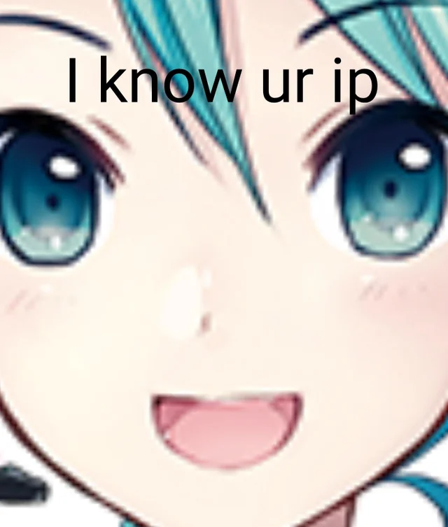 i know ur ip Blank Meme Template