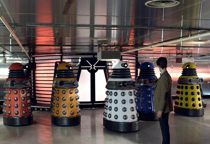 Rainbow daleks Blank Meme Template