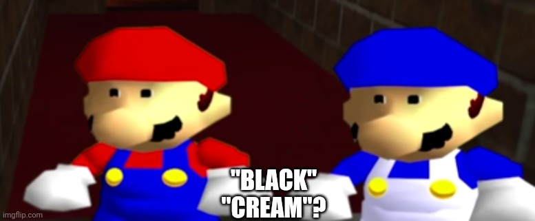 ayo thats kinda sus bro ngl | "BLACK"
"CREAM"? | image tagged in ayo thats kinda sus bro ngl | made w/ Imgflip meme maker