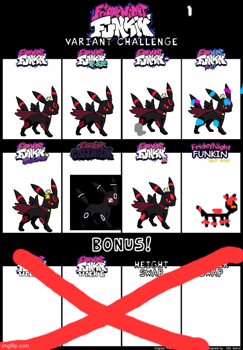 Because I fawkin could | image tagged in fnf variant challenge | made w/ Imgflip meme maker