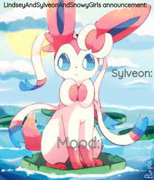 LindseyAndSylveonAndSnowyGirls announcement Blank Meme Template