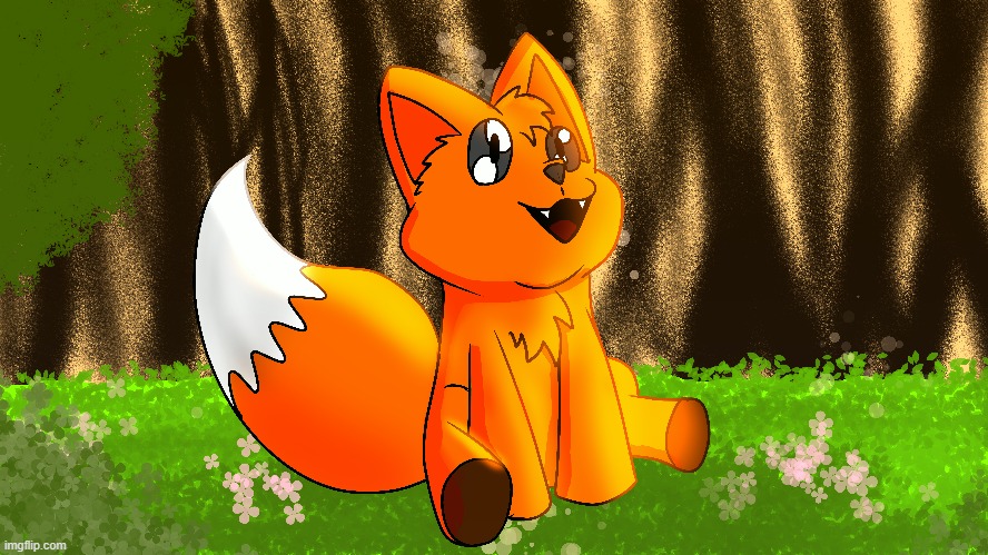 fox drawing | image tagged in drawing | made w/ Imgflip meme maker