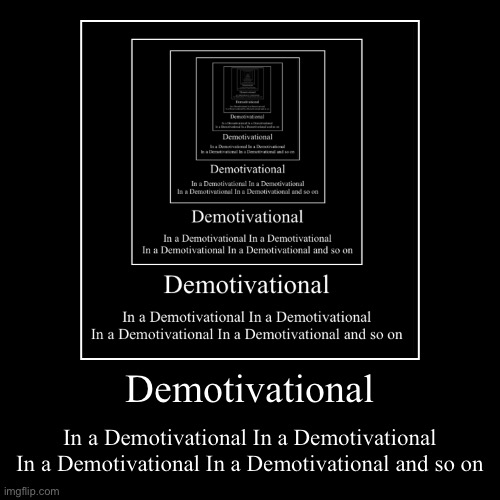 High Quality Demotivational Blank Meme Template