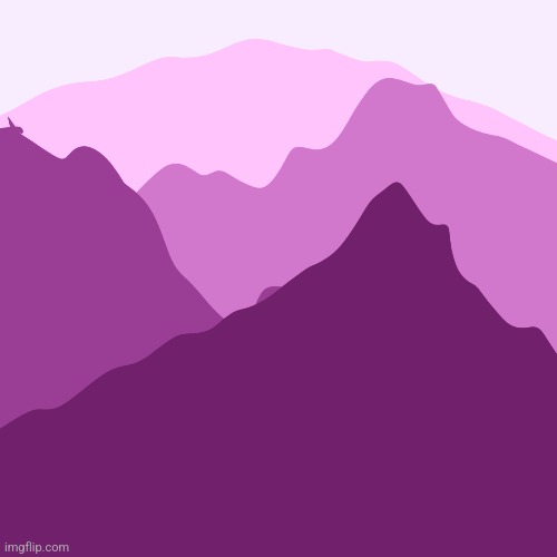 Pink mountains | made w/ Imgflip meme maker