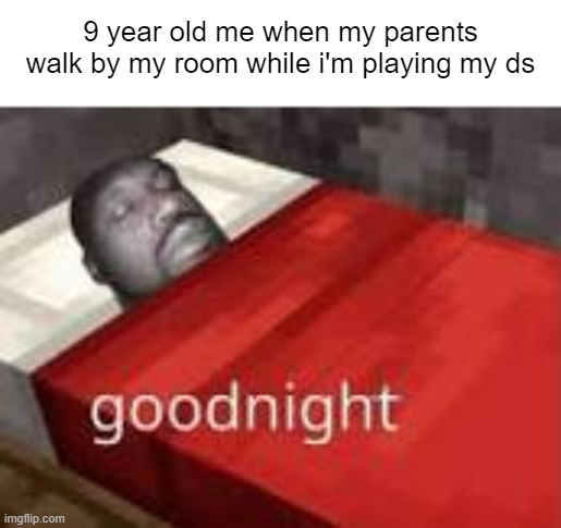 nostalgia | 9 year old me when my parents walk by my room while i'm playing my ds | image tagged in sleeping shaq | made w/ Imgflip meme maker
