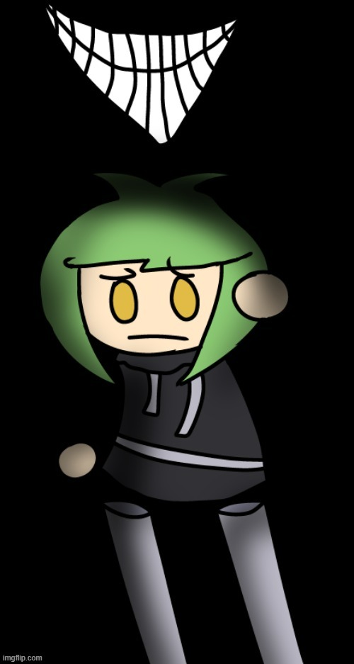 you can't outrun your shadow. (art by elfiya) | made w/ Imgflip meme maker