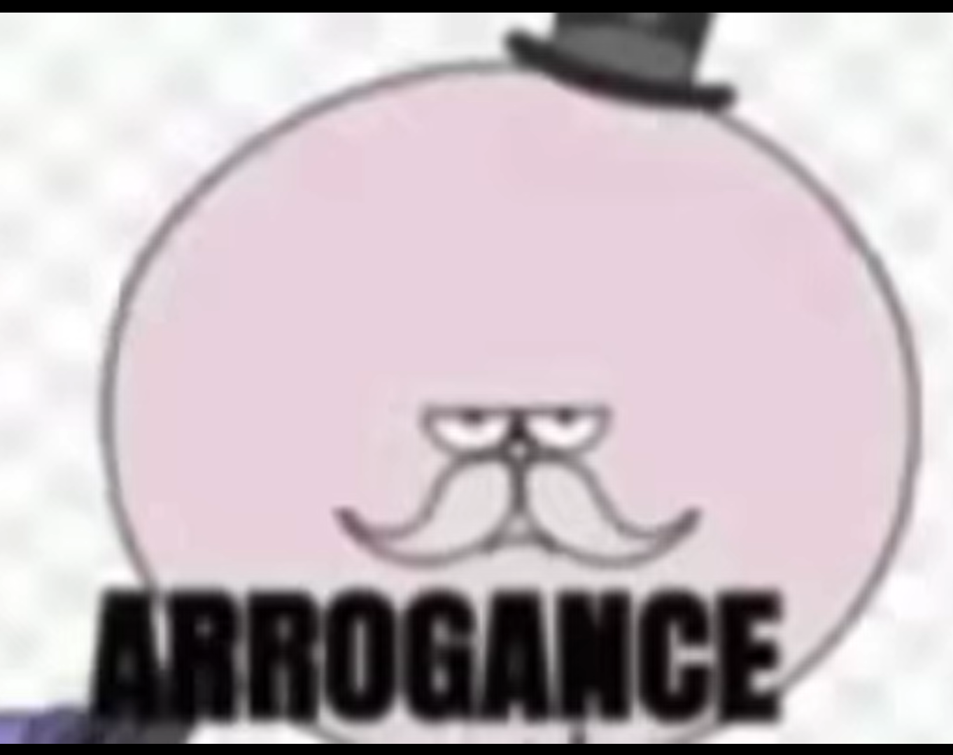 A R R O G A N C E Blank Meme Template