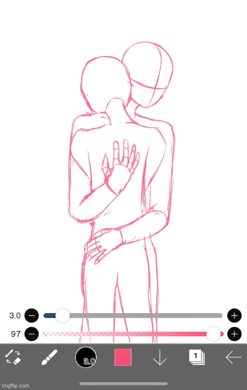 I made a hug and don’t know what to do with it (yes I know CRINGE) | image tagged in drawing,sketch,digital art,relationships | made w/ Imgflip meme maker