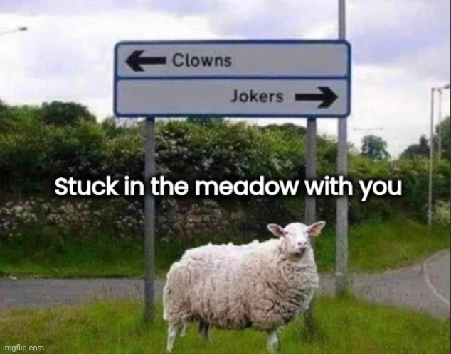 Stuck in the meadow with you | image tagged in h | made w/ Imgflip meme maker