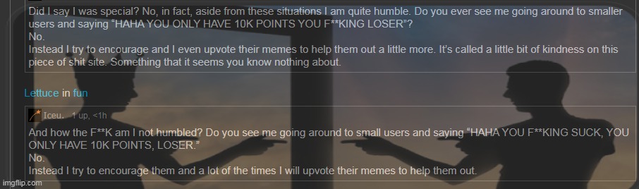 how iceu's feelin rn | image tagged in he isnt | made w/ Imgflip meme maker