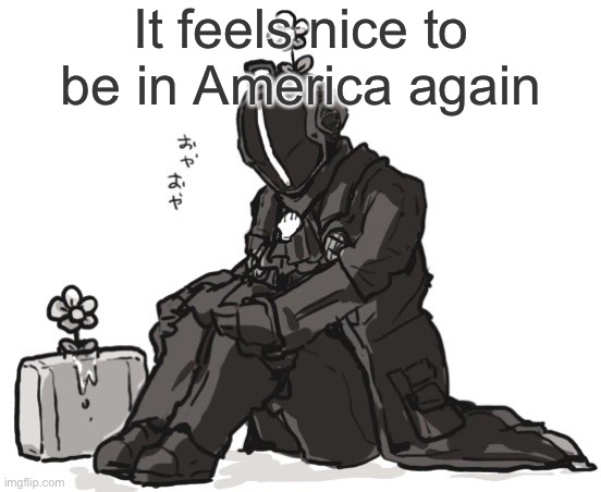 Bondrewd | It feels nice to be in America again | image tagged in bondrewd | made w/ Imgflip meme maker