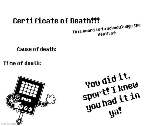 New temp | image tagged in death | made w/ Imgflip meme maker