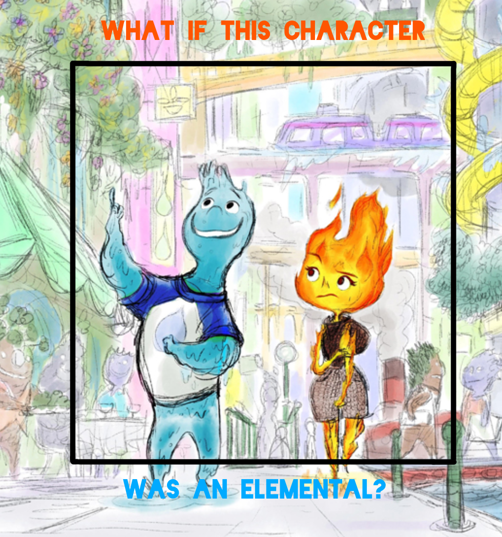 What if This Character Was An Elemental Blank Meme Template