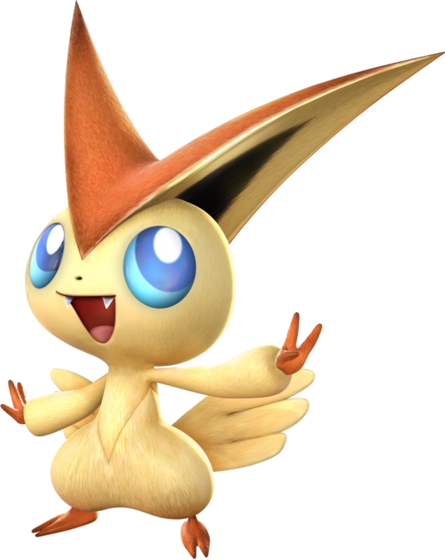 High Quality Victini Pokemon Blank Meme Template