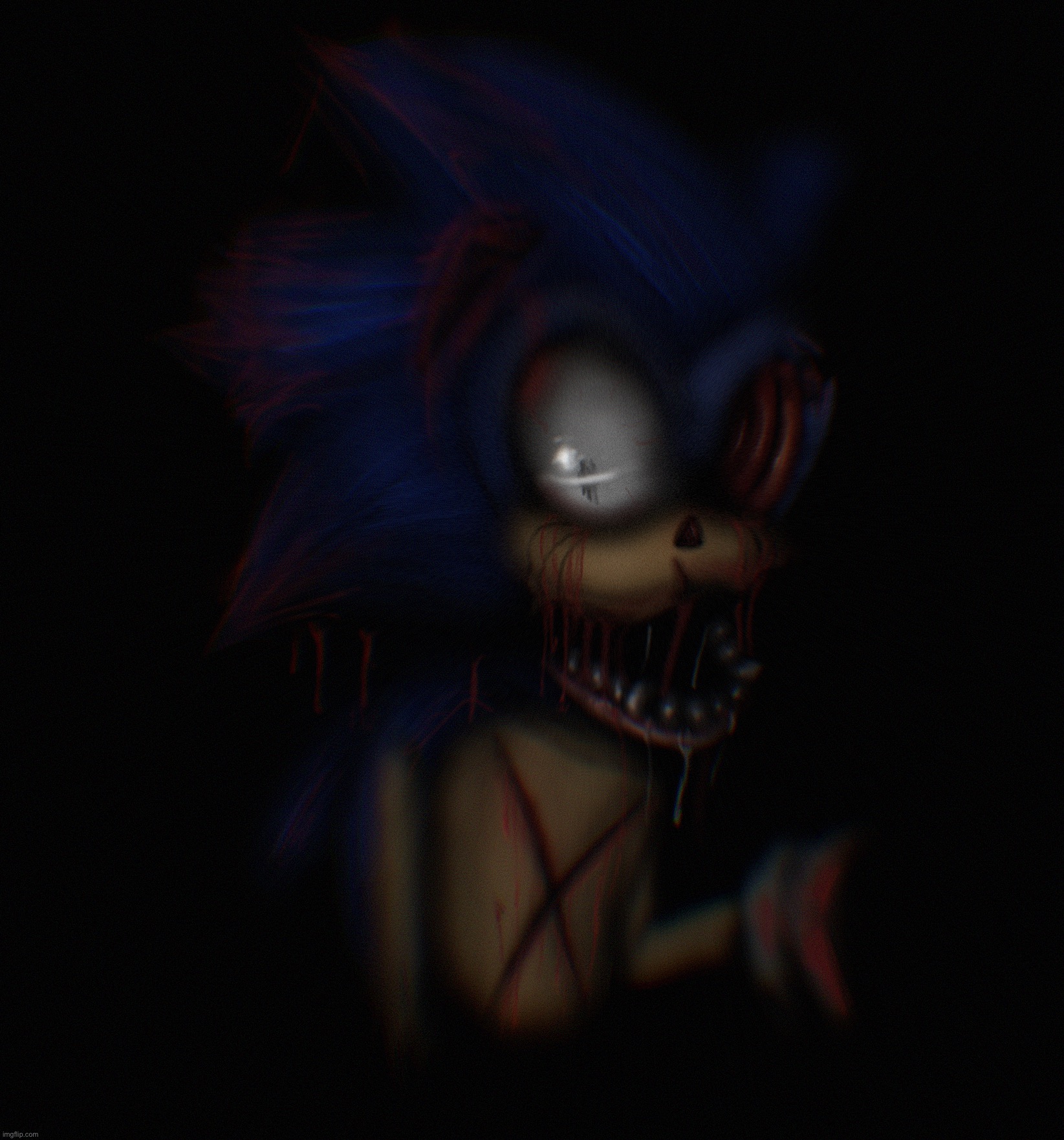 my own cringe-ass take on sonic.exe | made w/ Imgflip meme maker