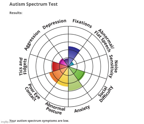 i took an autism test yay | image tagged in autism,test | made w/ Imgflip meme maker