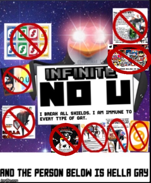 Infinite No U: Upgrade 2 | image tagged in infinite no u | made w/ Imgflip meme maker