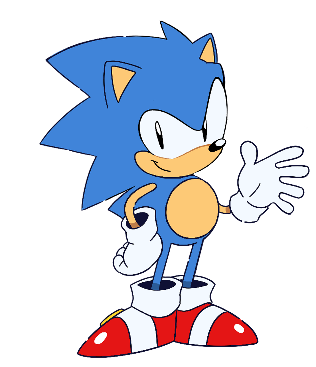 High Quality Sonic The Hedgehog Blank Meme Template