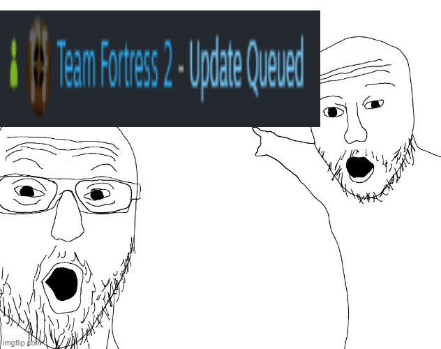 Two Soyjacks Transparent | image tagged in two soyjacks transparent,team fortress 2,tf2,tf2 heavy,you got tf2 shit | made w/ Imgflip meme maker