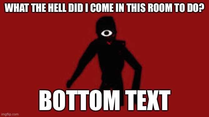 This is very relatable. | WHAT THE HELL DID I COME IN THIS ROOM TO DO? BOTTOM TEXT | image tagged in seek | made w/ Imgflip meme maker