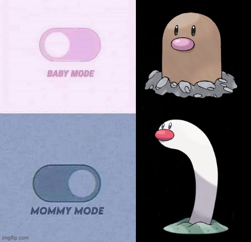 Baby Mommy Mode | image tagged in pokemon,pokemon memes | made w/ Imgflip meme maker