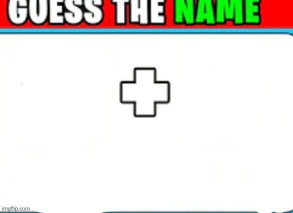 Blank Guess The Name Blank Meme Template