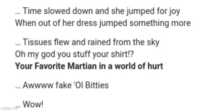 lyrics from Tig Ol' Bitties by YFM | made w/ Imgflip meme maker