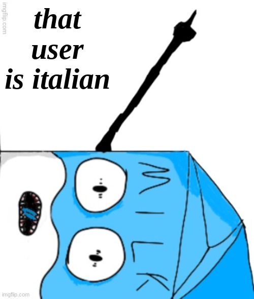 dumb shocked milk or whatever | that user
is italian | made w/ Imgflip meme maker