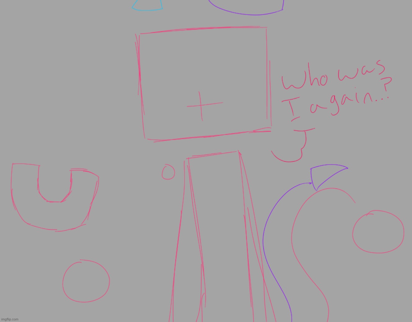 Lil’ test sketch (This is a oc of mine that i have used) | made w/ Imgflip meme maker
