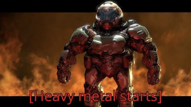 High Quality Heavy metal starts Blank Meme Template