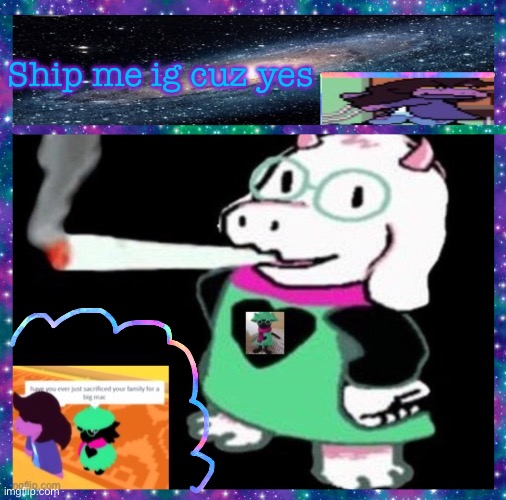For the funny | Ship me ig cuz yes | image tagged in neon-ralsei announcement template | made w/ Imgflip meme maker