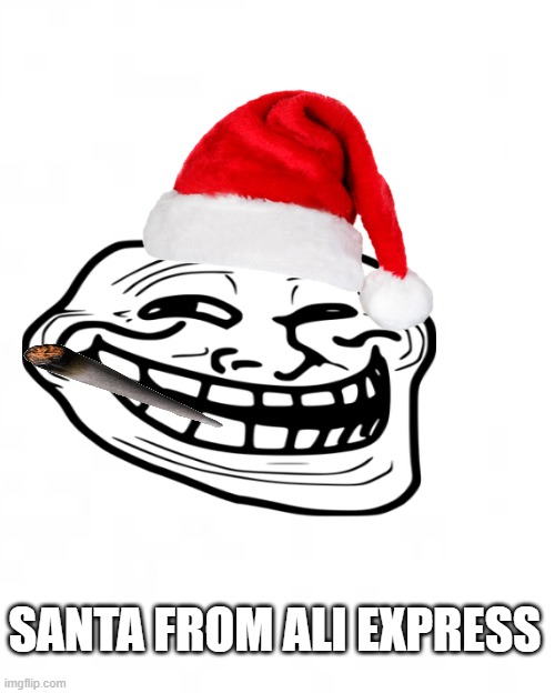 sus man | SANTA FROM ALI EXPRESS | image tagged in sus man | made w/ Imgflip meme maker