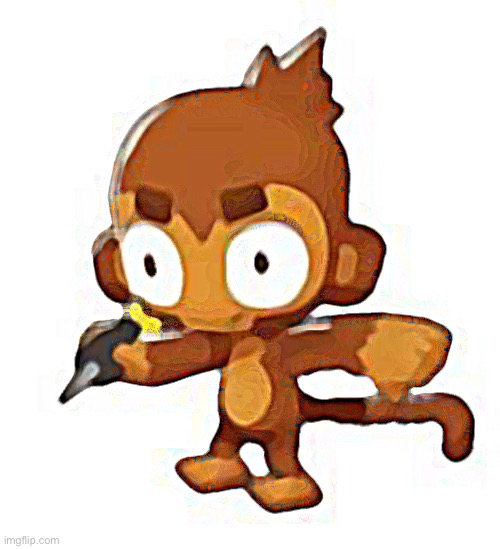 T-posing dart monkey | image tagged in t-posing dart monkey | made w/ Imgflip meme maker