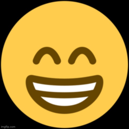 Beaming smile emoji | image tagged in beaming smile emoji | made w/ Imgflip meme maker