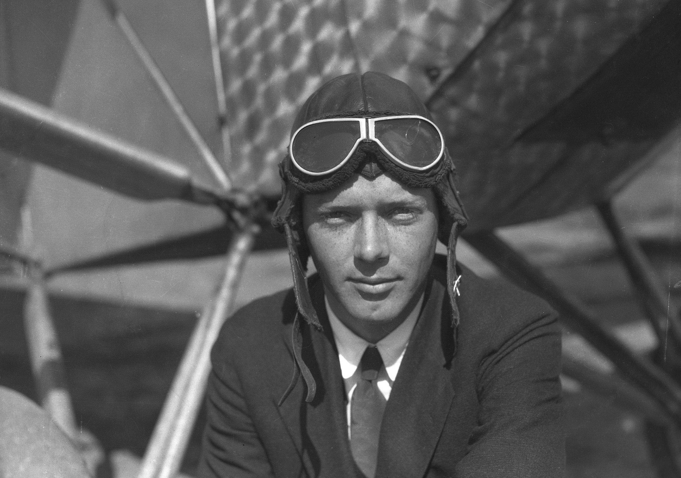 Charles Lindbergh Blank Meme Template