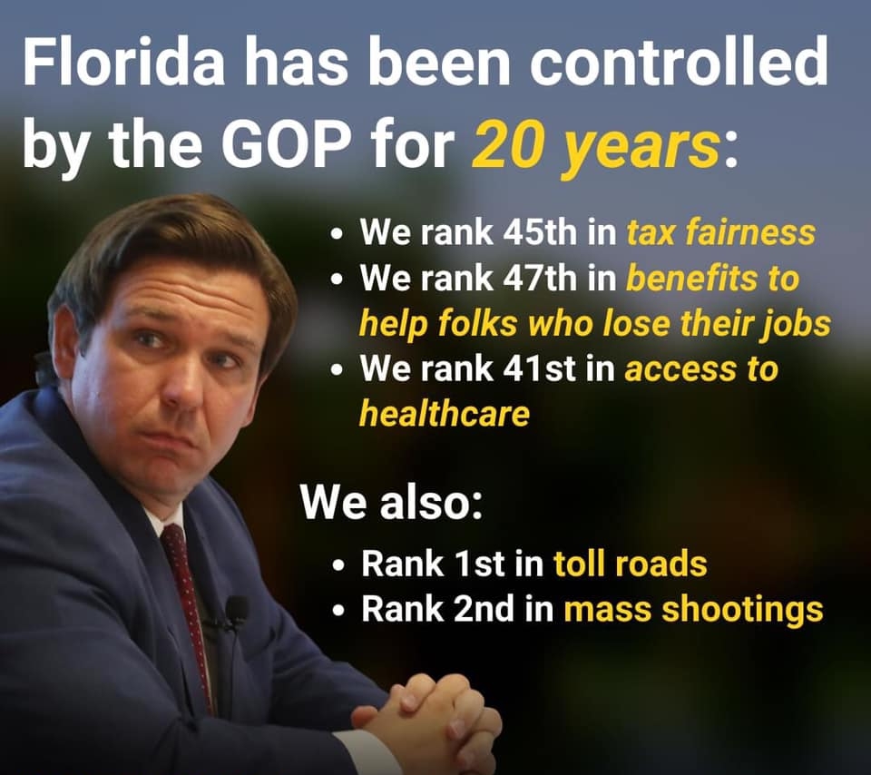 High Quality Ron DeSantis wants to make the rest of the country like Florida Blank Meme Template